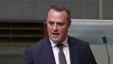Liberal MP Tim Wilson questioned ME Bank on lack of dividends and treatment of customers.