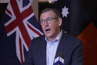 NT Chief Minister Michael Gunner said the manâs exposure period âpotentiallyâ dated back to October 19.