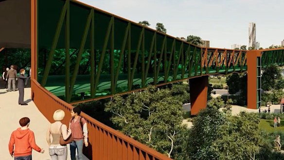 New bike and pedestrian path to be built into Victoria Park as part of the $120 million funding package announced in August 2024.
