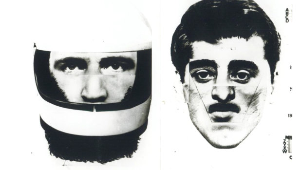 A computer-generated image of the gunman, based on witness statements, released by police investigating the 1980 assassination.