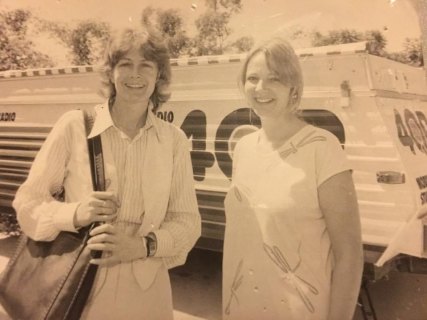 Kindred spirits: Trish Barraclough with Vanessa Redgrave.