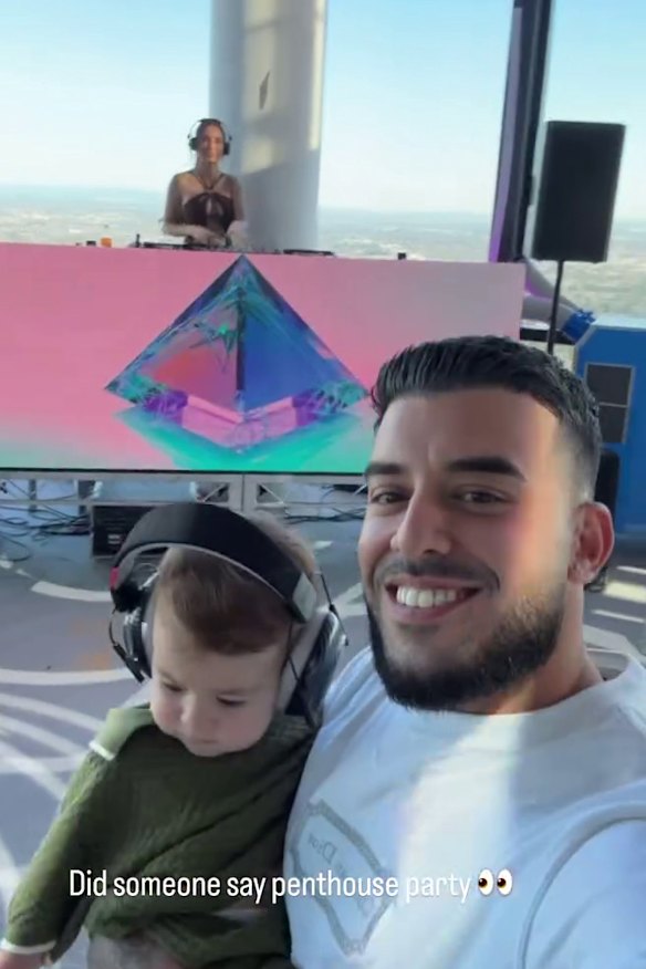 “Did someone say penthouse party?” Portelli posted on his Instagram account. 