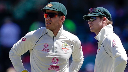 Tim Paine and Steve Smith.