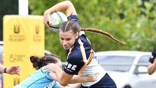 Brooke Gilroy will swap the pool for Canberra Stadium this week.