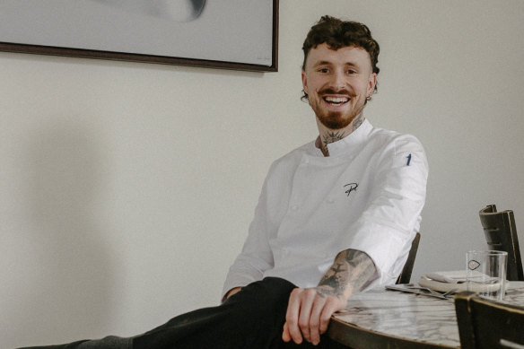 Head chef Clement Pilatre: an exciting new talent.
