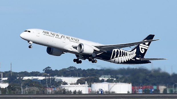Air New Zealand’s Dreamliner 787-9.
