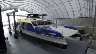 Brisbane S First Double Decker Citycat Hits The Water