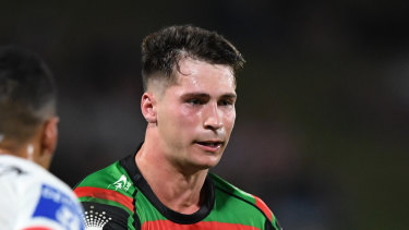 Lachlan Ilias will get first shot at the South Sydney No. 7 jersey.