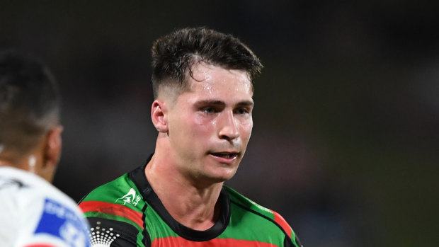 Lachlan Ilias will get first shot at the South Sydney No. 7 jersey.
