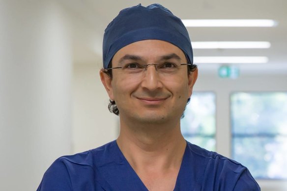 Surgeon Dr Munjed Al Muderis joked about maggots during a conference in Melbourne.