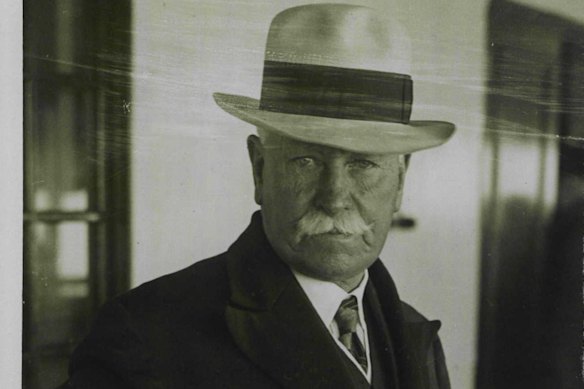 Freddo Frog inventor, philanthropist and entrepreneur Sir Macpherson Robertson. 