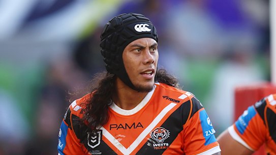 Jarome Luai during Sunday’s loss to the Storm.