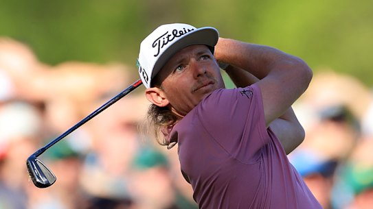 Cameron Smith on the 12th tee.