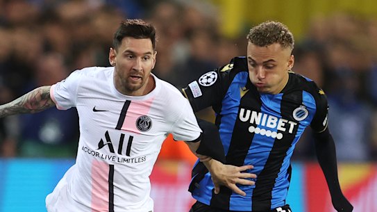 Lionel Messi started for the first time alongside fellow superstars Neymar and Kylian Mbappe.