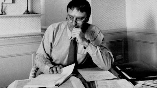 Dr Bill Krebs, one of the editors of the new Australian edition of the Collins dictionary.