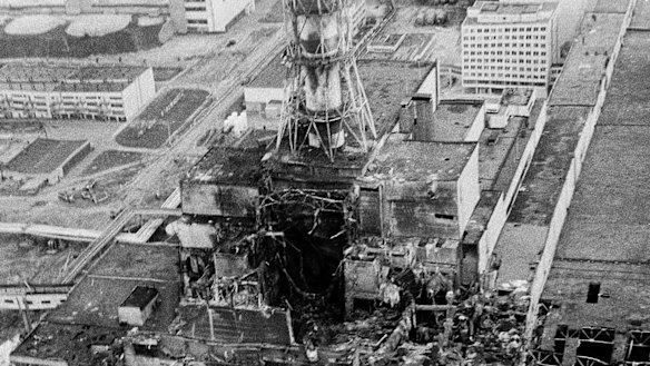 Separating fact from myth ... the Chernobyl nucler power plant, three days after the explosion.
