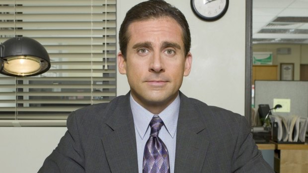 Carell as Michael Scott in The Office.