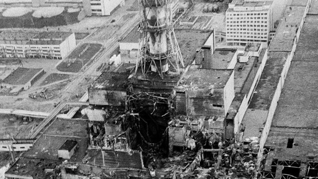 Separating fact from myth ... the Chernobyl nucler power plant, three days after the explosion.
