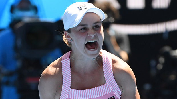 Ash Barty sits atop the world rankings.