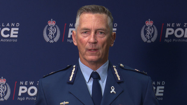 NZ Police Commissioner Mike Bush.