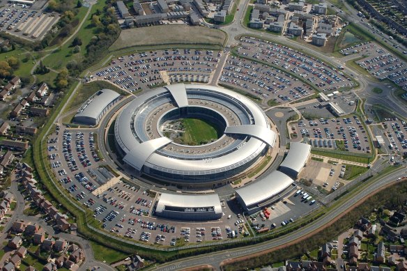 The GCHQ building in Cheltenham.