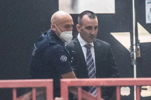 Jason Roberts (right) outside the Supreme Court in March.