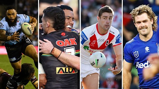 Siosifa Talakai, Stephen Crichton, Ben Hunt and Ryan Papenhuyzen.