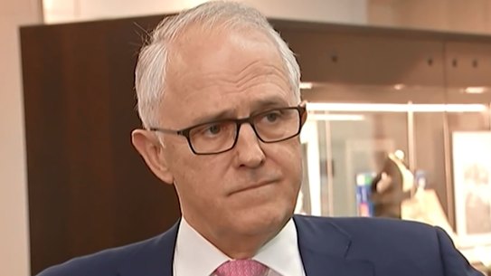 Former prime minister Malcolm Turnbull