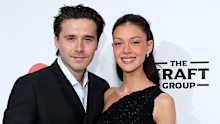 Brooklyn and his wife, Nicola.