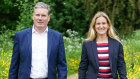 Out of the woods? Labour leader Keir Starmer and his Batley & Spen byelection candidate Kim Leadbeater.