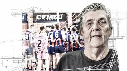 CFMEU official Steve Long is under scrutiny over his relationship with Port Melbourne Football Club.