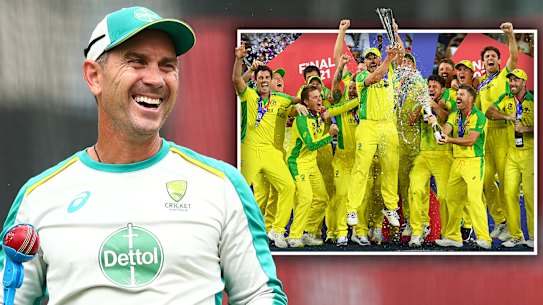 Australian cricket coch Justin Langer is yet to “ink” his new coaching contract.