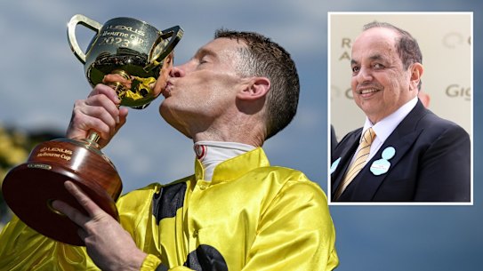 Mark Zahra and Sheikh Mohammed Obaid Al Maktoum 