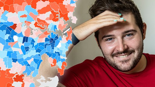 Oliver Rich lives in a suburb that has a mix of singles and families.