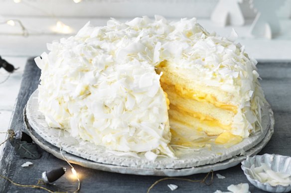 Danielle Alvarez's mango and coconut cake.