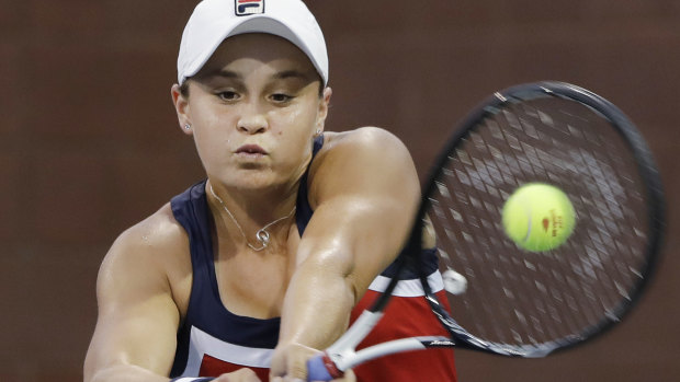 Ash Barty is through to the third round.