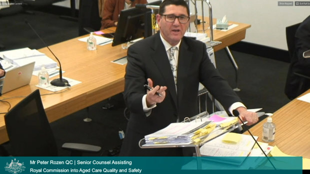 Peter Rozen, QC, said the aged care industry was still not prepared for COVID-19. 