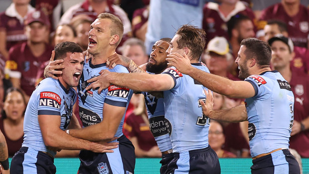 Tom Trbojevic and the Blues back five were phenominal in Origin I.
