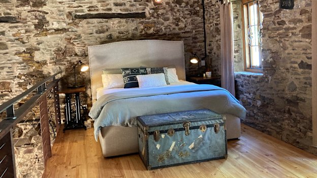 The 1800s stone building has been reworked into two self-contained apartments.