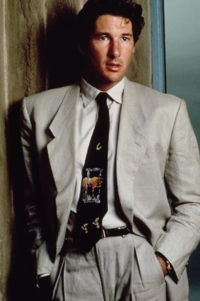 Richard Gere style in American Gigolo are in inspiration for Christiansen.