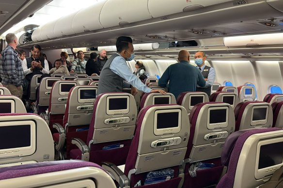 Passengers on board MH122 have been moved away from the passenger.