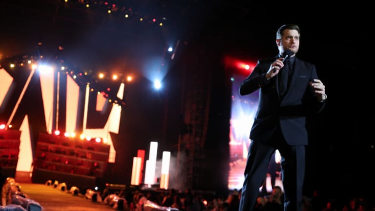 Michael Buble plays the last event ever at Allianz Stadium.