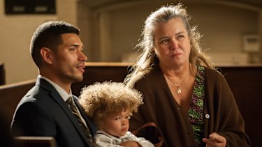 Miguel Gomez as Rafi, Alexandra and Anna Reimer as Larry, Rosie O'Donnell as Tutu.