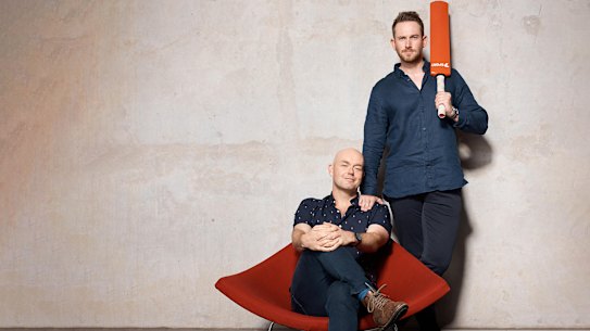 Sam Perry and Ian Higgins from The Grade Crickter.