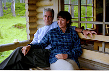 An undated photo from the DoJ files shows Jeffrey Epstein and Ghislaine Maxwell at a hunting lodge on the royal family’s Balmoral Estate.