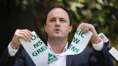 Jeremy Buckingham quit the Greens party in December.