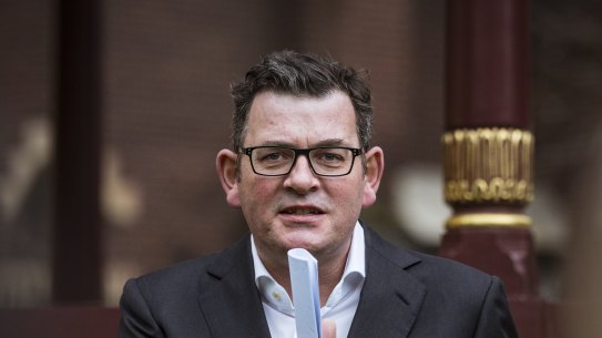 Premier Daniel Andrews was unimpressed with a ‘national plan to vaccinate Sydney’.