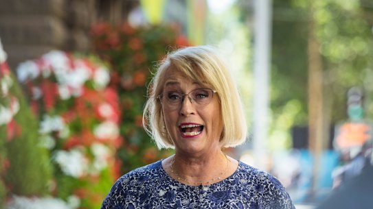 Melbourne lord mayor Sally Capp has defended the use of the Melbourne City Recovery Fund. 