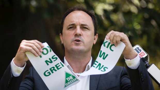 Jeremy Buckingham quit the Greens party in December.