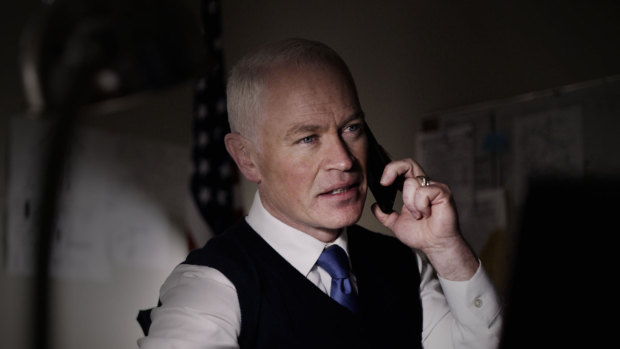 Directing a covert military operation from the US: Neal McDonough in Monsters of Man. 